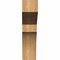 Ekena Millwork Monterey Smooth Corbel, Western Red Cedar, 3 1/2"W x 10"D x 14"H COR04X10X14MON00SWR - alternate 4